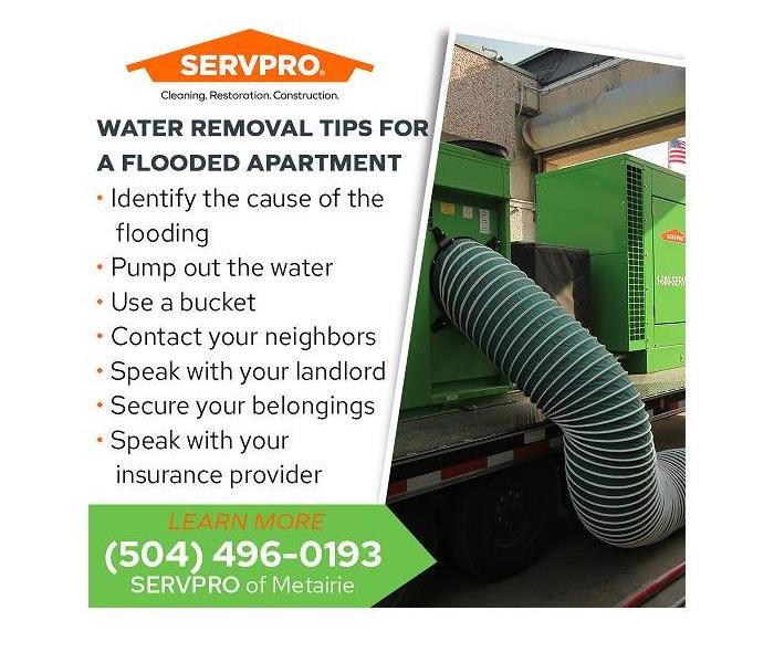 SERVPRO's restoration and drying equipment